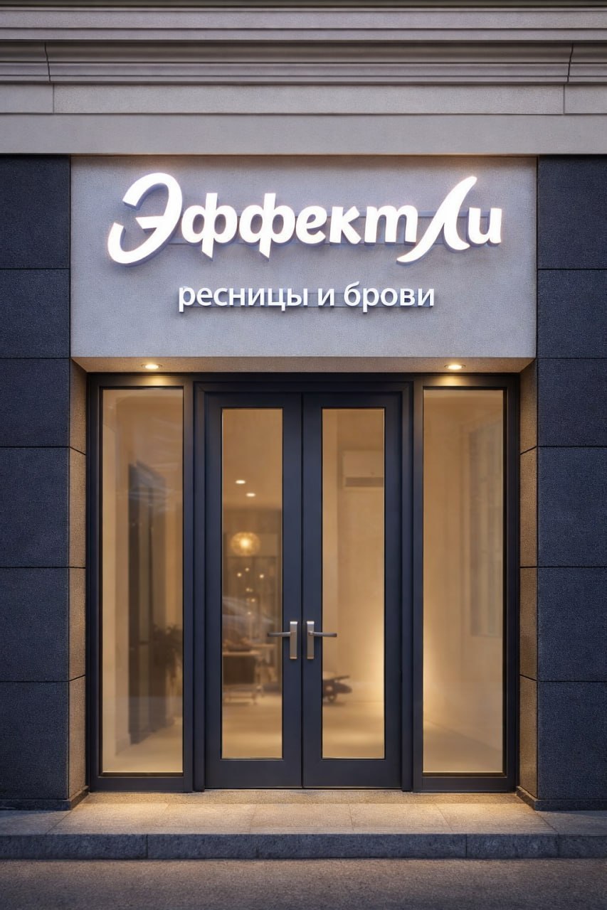 Вывеска для студии красоты Эффект ЛИ